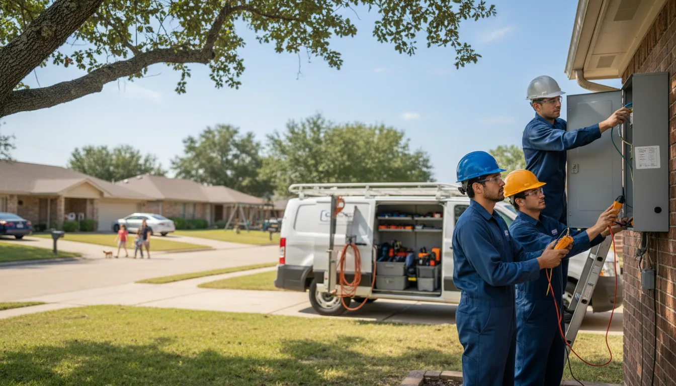 Certified electrician providing emergency electrical services in Willow Grove, PA